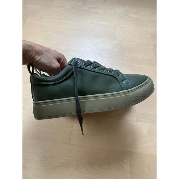 MATT & Nat BNWT Women Green "Bonaventure" Vegan Lace Up Sneakers New - Picture 4 of 8